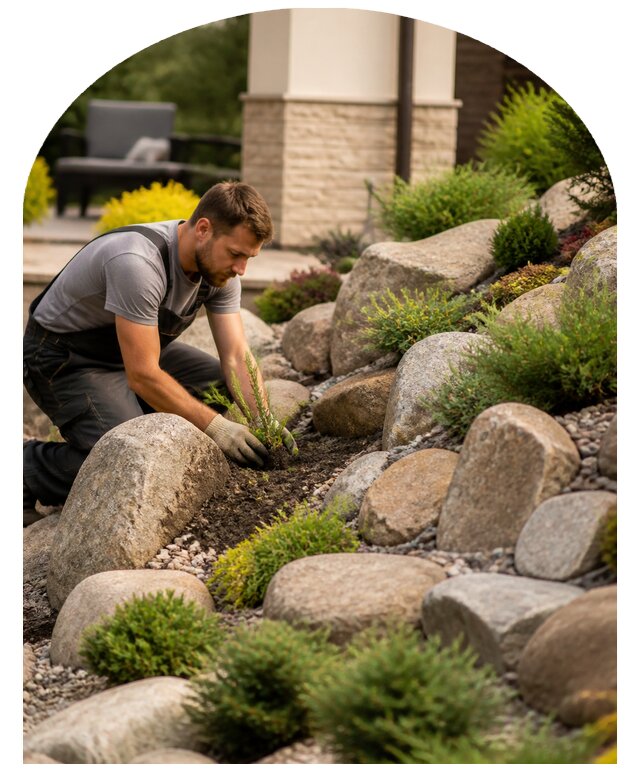 Устройство альпийской горки в Каменске-Уральском по цене от 26595 р. | Метпроект-Кмн